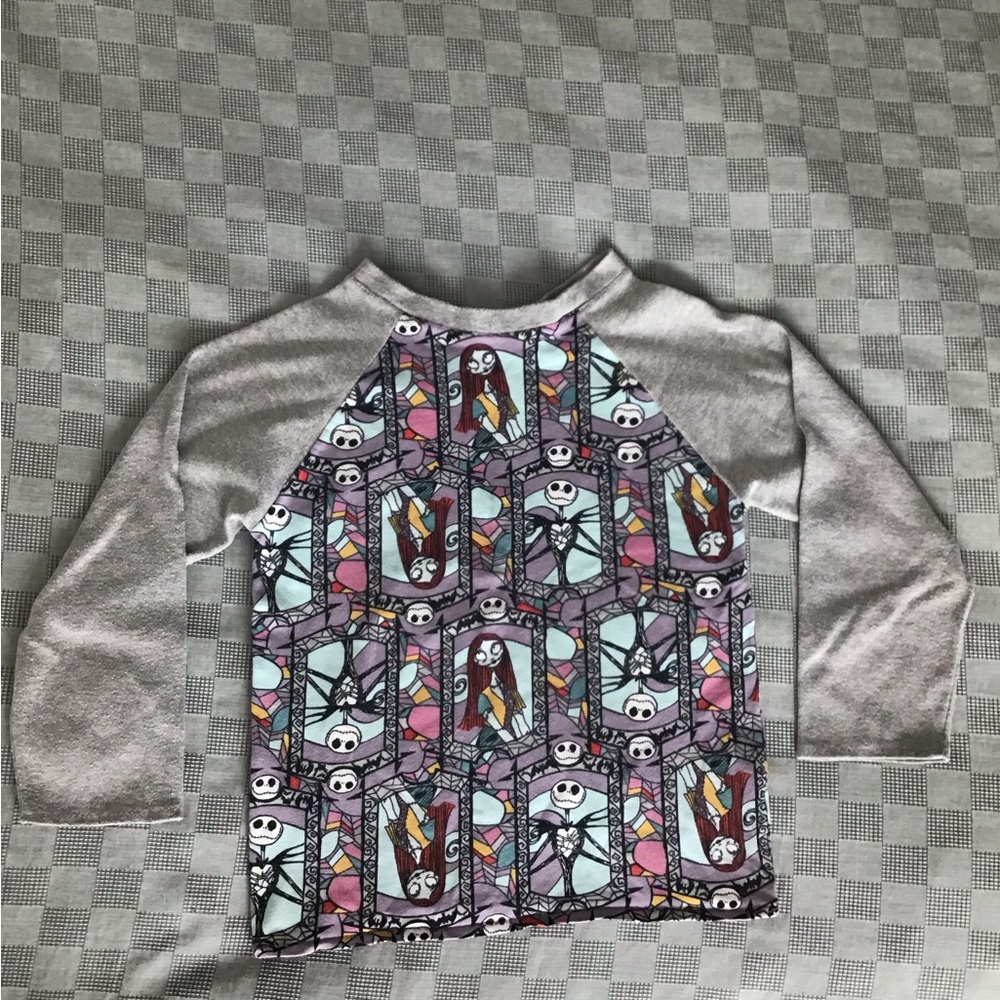 Nightmare Before Christmas Raglan kids sweatshirt